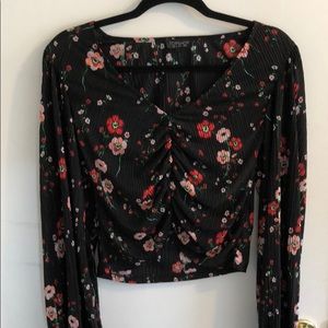 Floral top shop blouse